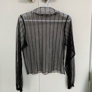 Mesh blouse from Oak & Fort
